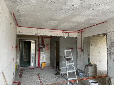 方的新家108㎡裝修工地圖_現場施工圖文直播