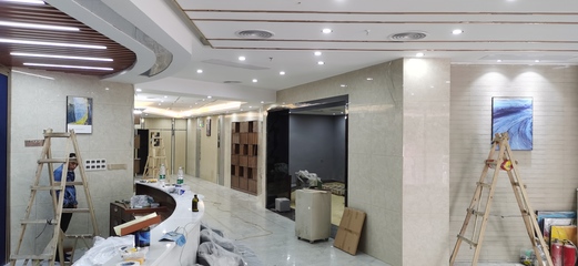 常平雄獅大酒店250㎡裝修工地圖_現場施工圖文直播