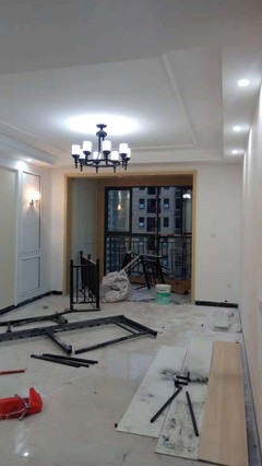 凱旋世紀黃總新家113㎡裝修工地圖_現場施工圖文直播
